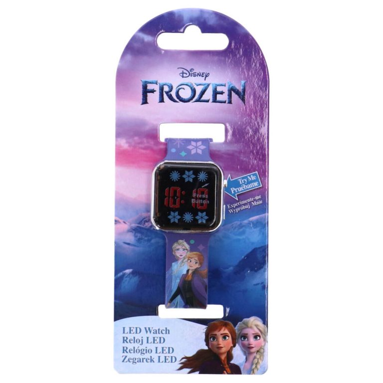 Disney Frozen LED Horloge Paars | Kopen bij Flickmyhouse