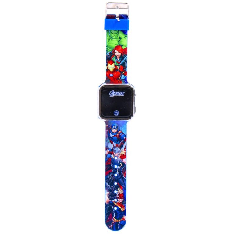 Mervel LED Horloge Avengers Blauw | Kopen bij Flickmyhouse