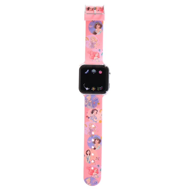 Disney Princess LED Horloge Roze | Kopen bij Flickmyhouse
