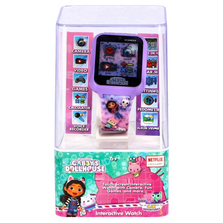 Gabby's Dollhouse Interactief Horloge Paars | Kopen bij Flickmyhouse