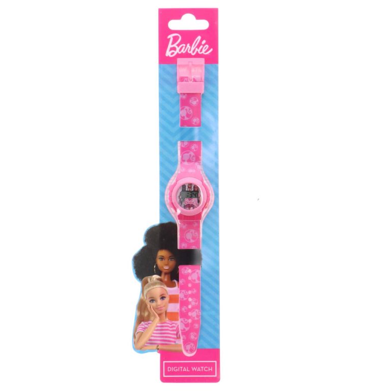 Barbie LCD Horloge Roze | Kopen bij Flickmyhouse