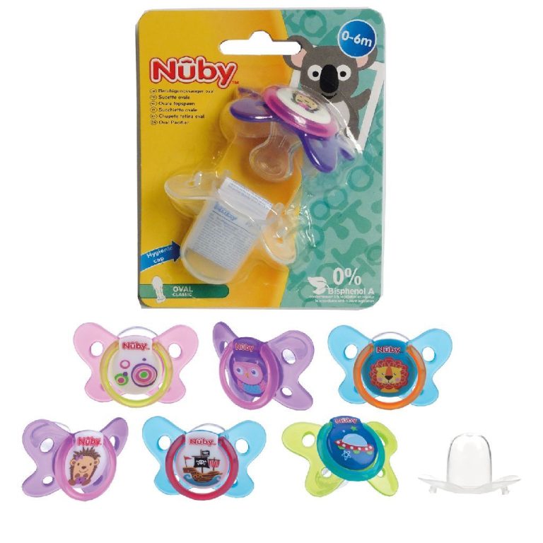 Nuby Fopspeen 0-6 Maanden Assorti | Kopen bij Flickmyhouse