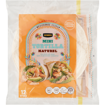 Jumbo Mini Tortilla Naturel 12 Stuks | Flickmyhouse