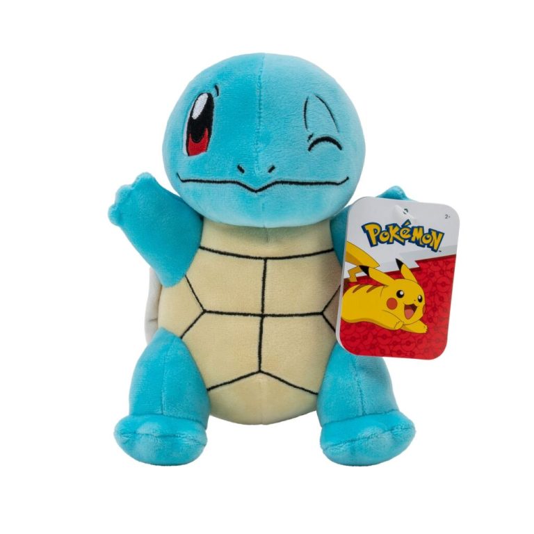Pok&eacute;mon Knuffel Squirtle 20 cm | Kopen bij Flickmyhouse