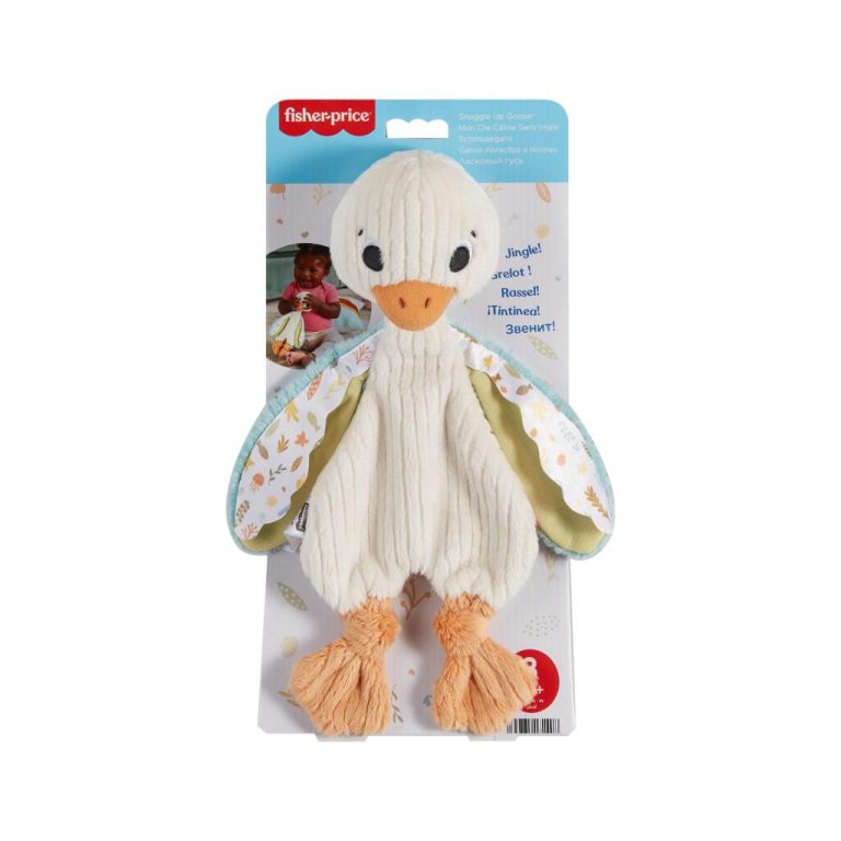 Fisher Price Knuffeldoekje Gans met Rammel | Kopen bij Flickmyhouse