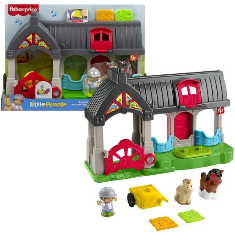 Fisher Price Little People Paardenstal + Geluid | Kopen bij Flickmyhouse