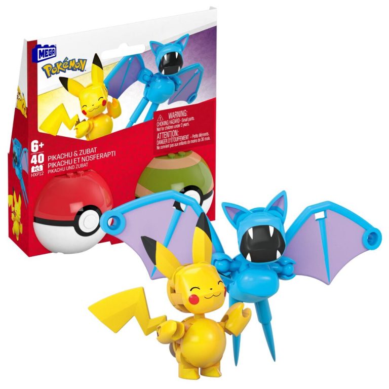 Pok&eacute;mon Mega Pikachu en Zubat | Kopen bij Flickmyhouse