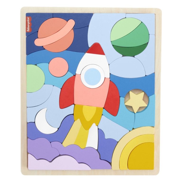 Fisher Price Houten Vormen Puzzel 42 Stukjes | Kopen bij Flickmyhouse