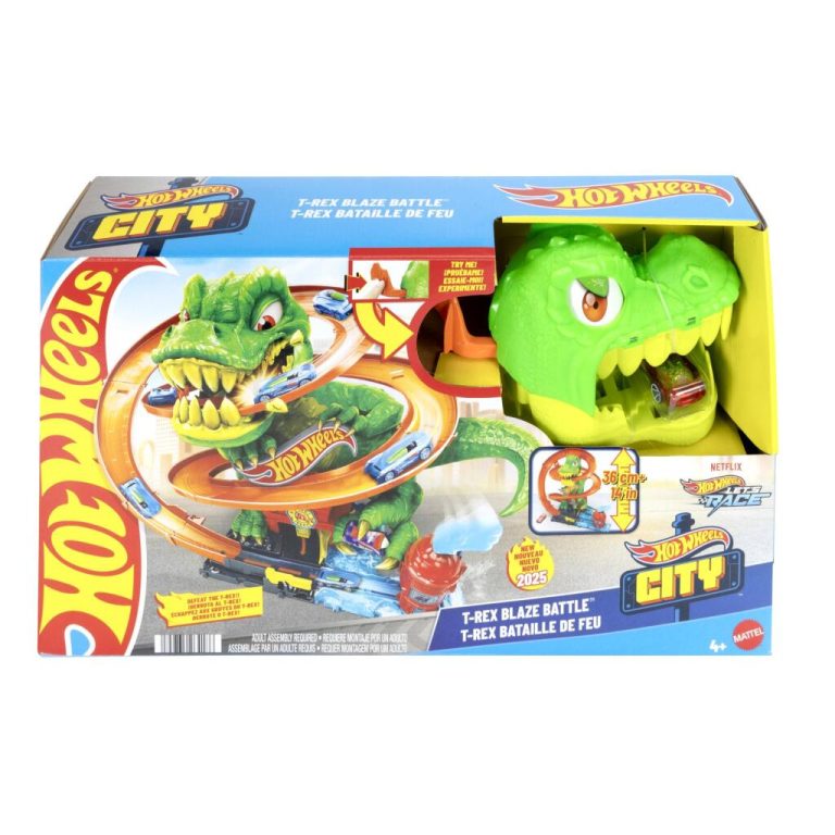 Hot Wheels City T-Rex Brandweerkazerne | Kopen bij Flickmyhouse