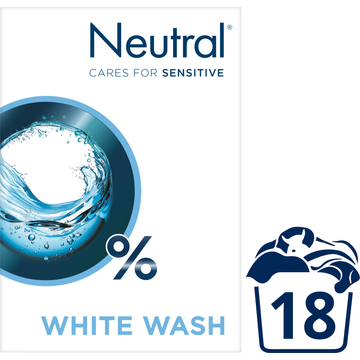 Neutral Waspoeder Parfumvrij Wit 18 wasbeurten bij Jumbo | Flickmyhouse