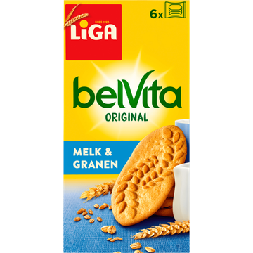 Liga BelVita Koekjes Melk & Granen 6 x 4 Stuks 300g bij Jumbo | Flickmyhouse