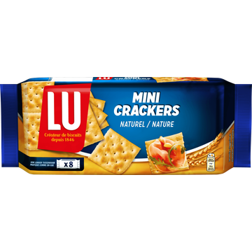 LU Mini Crackers Naturel 8 x 5 Stuks 250g bij Jumbo | Flickmyhouse