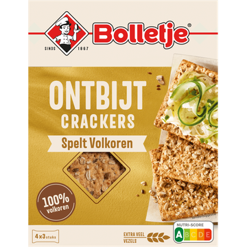 Bolletje Ontbijt Crackers Spelt Volkoren 240 g bij Jumbo | Flickmyhouse