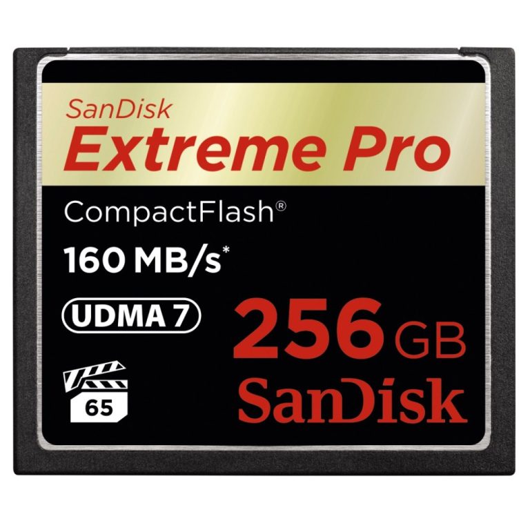 Sandisk CF Extreme Pro 256GB 160MB/s | Kopen bij Flickmyhouse