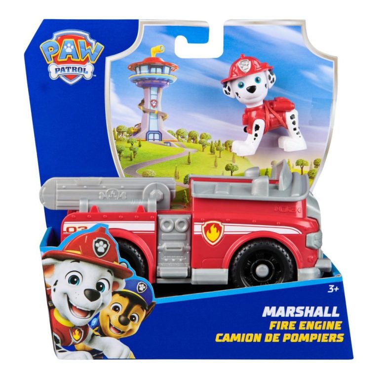Paw Patrol Marshall met Brandweerauto | Kopen bij Flickmyhouse