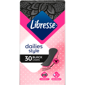 Libresse Black Daily Liners Normal 30 Stuks bij Jumbo | Flickmyhouse