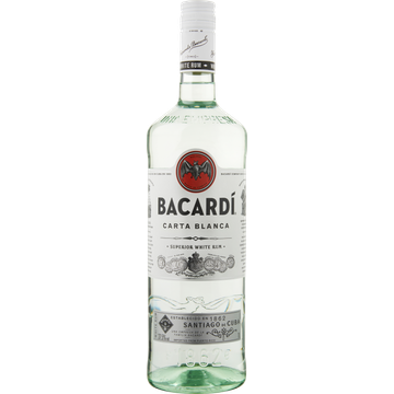 Bacardi Carta Blanca Rum 1L bij Jumbo | Flickmyhouse