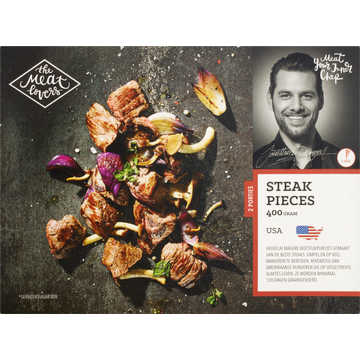 The MeatLovers Steak Pieces 400 g bij Jumbo | Flickmyhouse