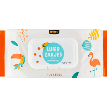 Jumbo Luier Zakjes Licht Geparfumeerd 100 Stuks | Flickmyhouse