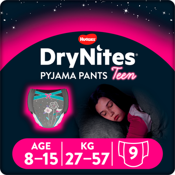 DryNites Absorberende Nachtbroekjes Girls 8 tot 13 Jaar bij Jumbo | Flickmyhouse