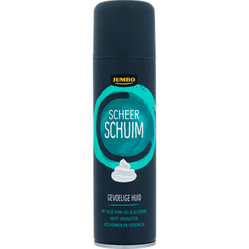 Jumbo Scheerschuim Gevoelige Huid voor Heren 250 ml | Flickmyhouse