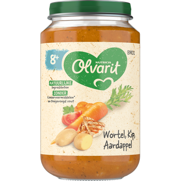 Olvarit 8+ Maanden Wortel Kip Aardappel 200g bij Jumbo | Flickmyhouse