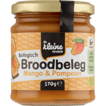 De Kleine Keuken Biologisch Broodbeleg Mango & Pompoen 6+ Maanden 170 g bij Jumbo | Flickmyhouse