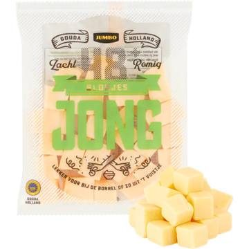 Jumbo Blokjes Jong Kaas 48+ 200 g | Flickmyhouse