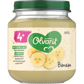 Olvarit 4+ Maanden Banaan 125g bij Jumbo | Flickmyhouse