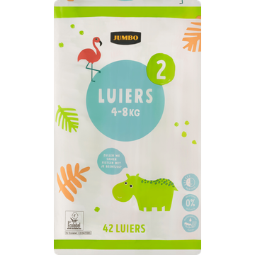 Jumbo Luiers Maat 2 48 kg 42 Stuks | Flickmyhouse