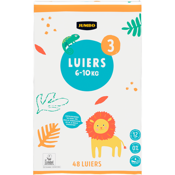 Jumbo Luiers Maat 3 610 kg 48 Stuks | Flickmyhouse