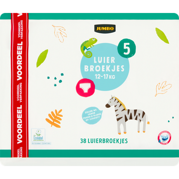 Jumbo Luierbroekjes Maat 5 1217 kg Voordeelverpakking 38 Stuks | Flickmyhouse