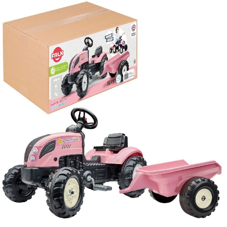 Falk Tractor Country Farmer Set Pink 2+ | Kopen bij Flickmyhouse