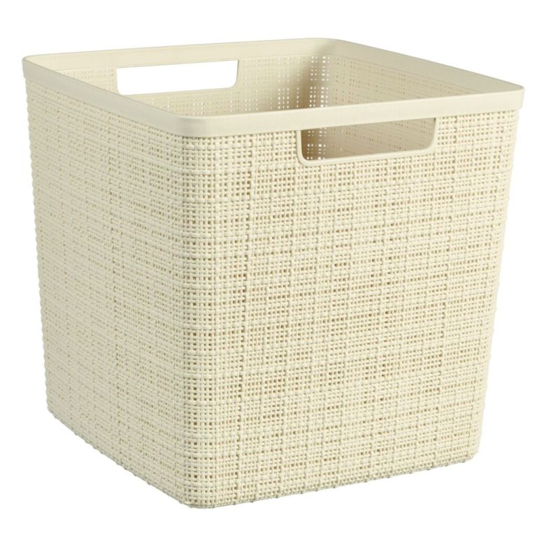 Curver Opbergmand Jute-Look 17L Cr&egrave;me | Kopen bij Flickmyhouse
