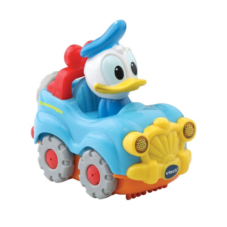 VTech Disney Donald Duck Toet Toet Terreinwagen met Geluid | Kopen bij Flickmyhouse
