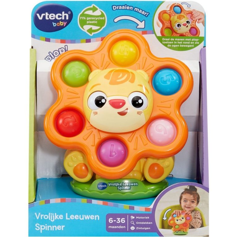 VTech Baby Leeuw Spinner | Kopen bij Flickmyhouse