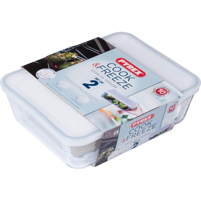 Pyrex Cook & Freeze Classic Glazen Ovenschalen 1.5+2.6L Transparant | Kopen bij Flickmyhouse
