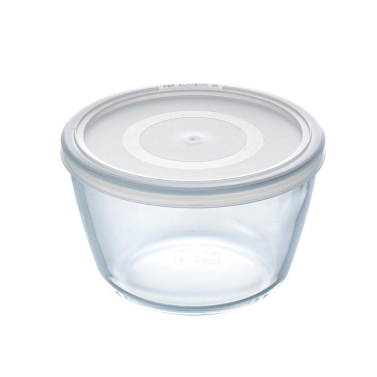 Pyrex Cook and Freeze Ronde Glazen Vershoudschaal met Deksel 1.1L | Kopen bij Flickmyhouse