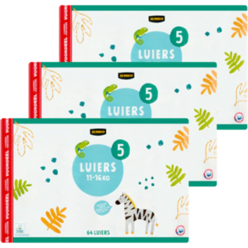 Jumbo Luiers Maat 5 1116 kg 3 x 64 Stuks Voordeelverpakking | Flickmyhouse