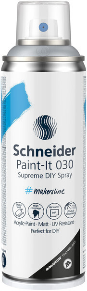 Schneider S-ML03051007 Supreme DIY Spray Paint-it 030 Zilver Metallic 200ml | Kopen bij Flickmyhouse