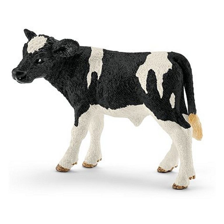 Schleich Zwartbonte Kalf | Kopen bij Flickmyhouse