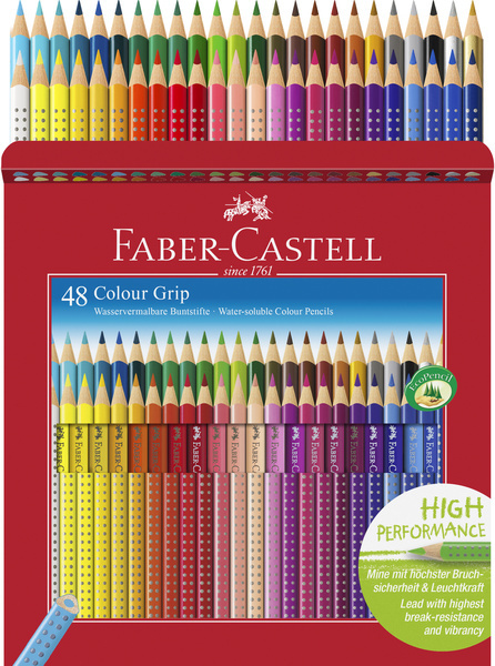 Faber Castell FC-112449 Kleurpotlood FC Grip 48 Stuks 2 Rijen Van 24 Stuks Kartonetui | Kopen bij Flickmyhouse
