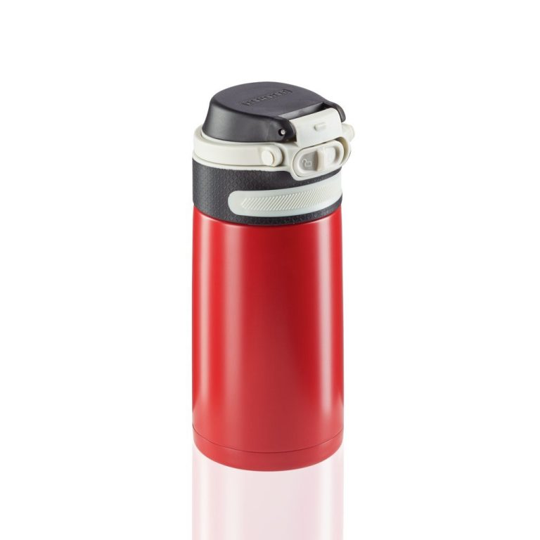 Leifheit 3245 Flip Isoleerbeker 350 ml Rood | Kopen bij Flickmyhouse