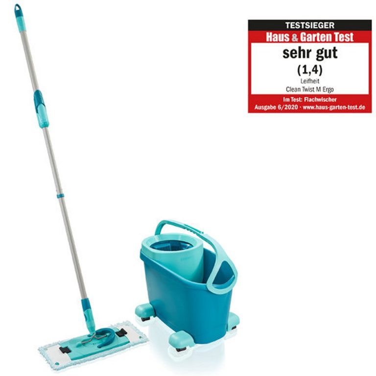 Leifheit Clean Twist M Ergo Mobiel Vloerwisser Set Turquoise | Kopen bij Flickmyhouse