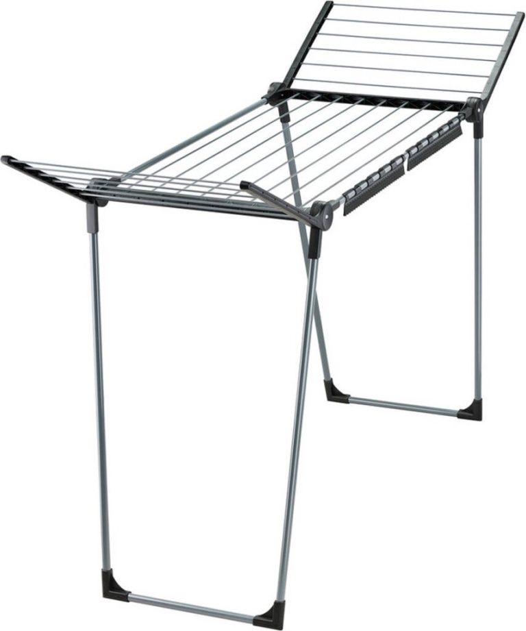 Leifheit 81690 Droogrek Pegasus 150 Solid Slim Black | Kopen bij Flickmyhouse