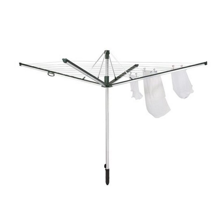 Leifheit 85277 Linomatic Plus 600 Droogmolen Zilver/Antraciet | Kopen bij Flickmyhouse