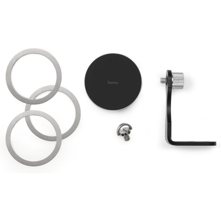 Hama Driepoot Mobiele Telefoonhouder Puck Magnetisch Universeel Zwart/Metallic | Kopen bij Flickmyhouse