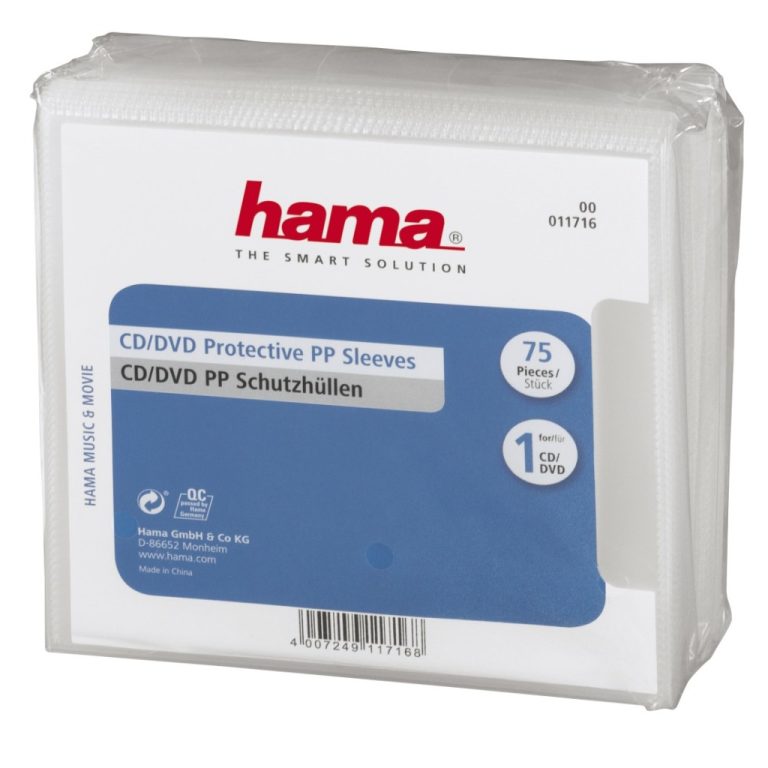 Hama Cd/Dvd Pp-Sl.75-Pack Tp | Kopen bij Flickmyhouse