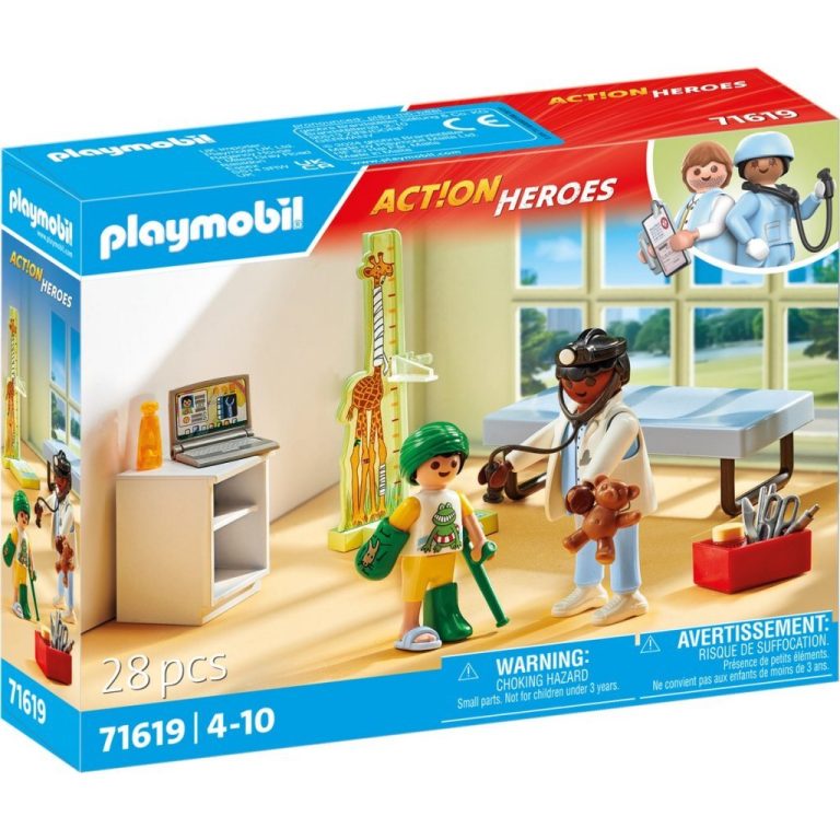 Playmobil 71619 Action Heroes Kinderarts met Teddybeer | Kopen bij Flickmyhouse
