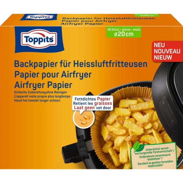 Toppits Airfryer Bakvellen 20 cm 20 Stuks | Kopen bij Flickmyhouse
